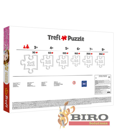 TF Puzzle "100 Glitter" - Memoriile lui Belle si Ariel / Disney Princess
